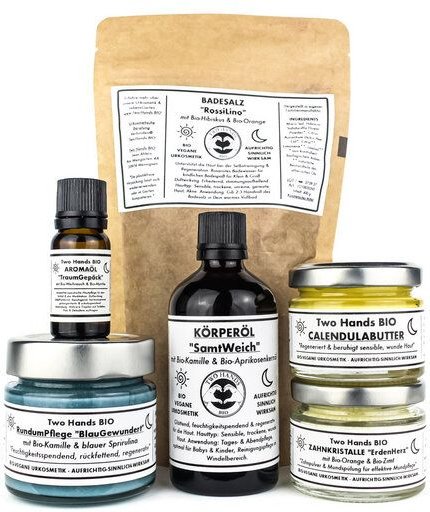 Two Hands BIO Pflegeset Kinder „Wild&Frei“ - Bio-Vegane Urkosmetik