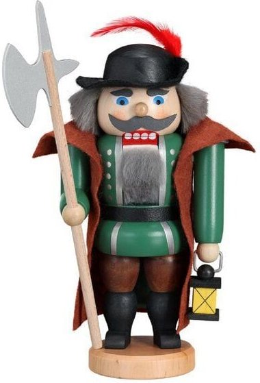 Seiffener Volkskunst eG Nussknacker aus Seiffen Nachtwächter 21 cm- aus dem Erzgebirge