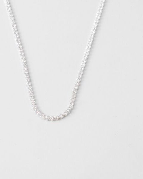 fejn jewelry Kette 'sparkle tennis' mit Zirkonia Steinen