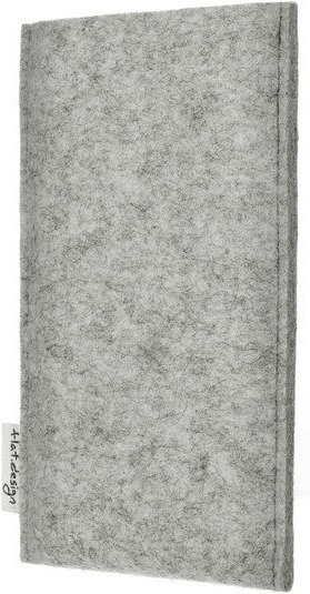 flat.design Handyhülle PORTO für Fairphone - 100% Wollfilz - hellgrau - Filz Schutz Tasche