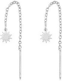 ELEKTROPULLI Ohrringe mit Sonne, Mond, Stern, Herz, Schmetterling, Blume, Glücksklee, Kristall