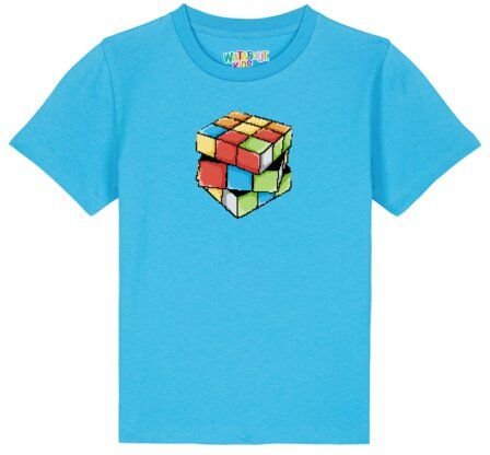 watabout.kids T-Shirt Kinder Pixel Zauberwürfel