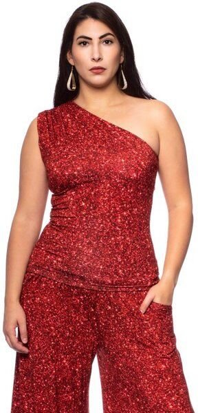 Ingoria LU Top mit asymmetrischer Schulterpartie