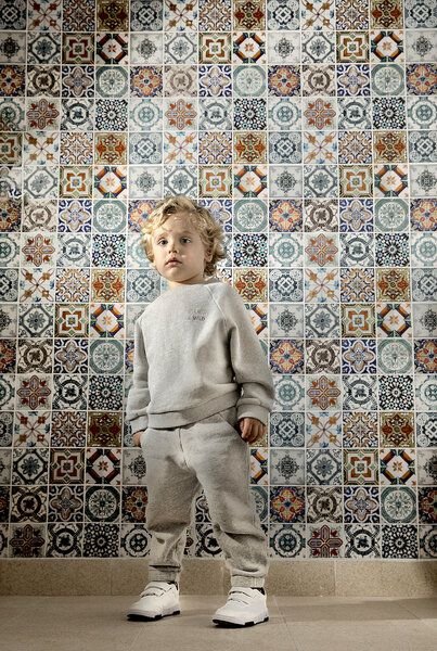 PETER JO Hose Bean Grey aus Bio-Fleece