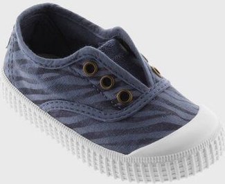 Victoria vegane Kinder-Schlüpfsneaker – Tintada Zebra