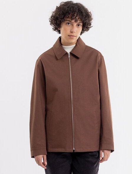 Rotholz Zip Jacke aus Bio-Baumwolle