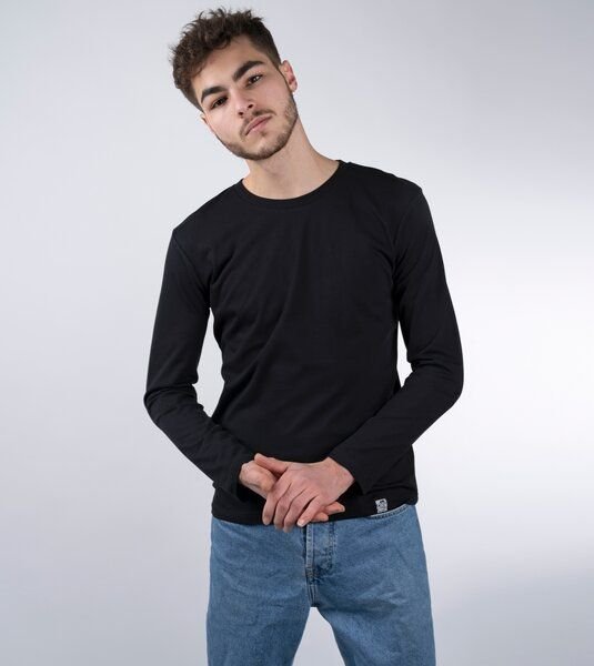 GARY MASH Langarmshirt aus Biobaumwolle