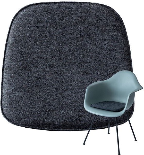 Thumbnail - easy and green Sitzkissen Filz Eckig | aus weichem Wollfilz | Waschbar | 39 x 40cm