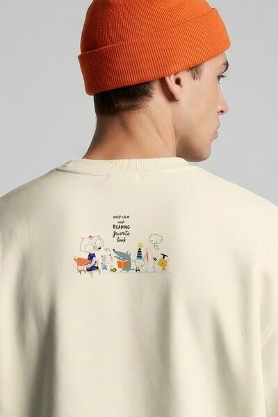 Kultgut New Recycling Hochwertiger Sweaterpullover - Keep Calm