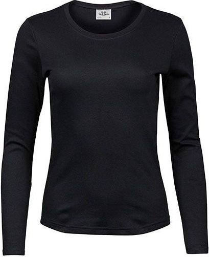 Thumbnail - TeeJays Damen Shirt Langarm enger geschnitten Bio - Baumwolle bis 3XL