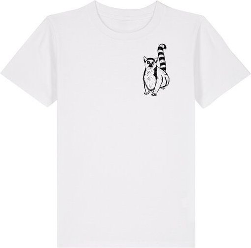 Spangeltangel Kinder-T-Shirt "Lemuren", Biobaumwolle, Affe, Kurzarm