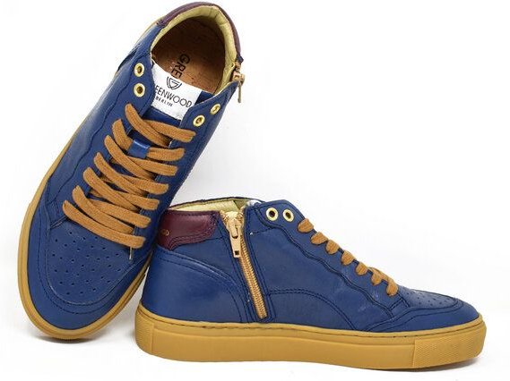 Greenwood Berlin GWB Sneaker Unisex Base high blau