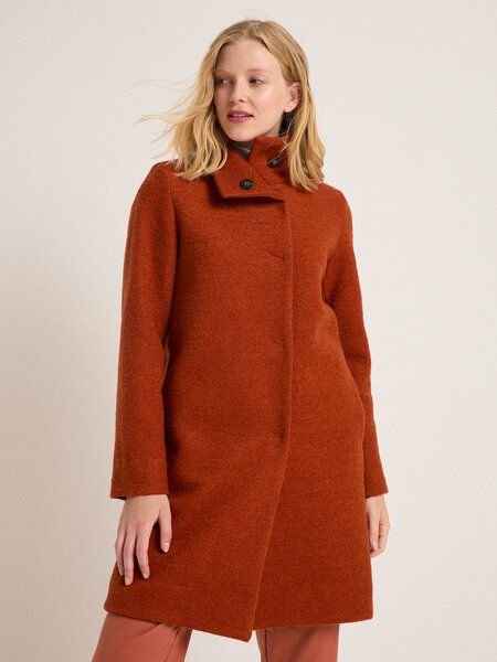 LANIUS Walkmantel (GOTS) aus Bio-Schurwolle und Bio-Baumwolle