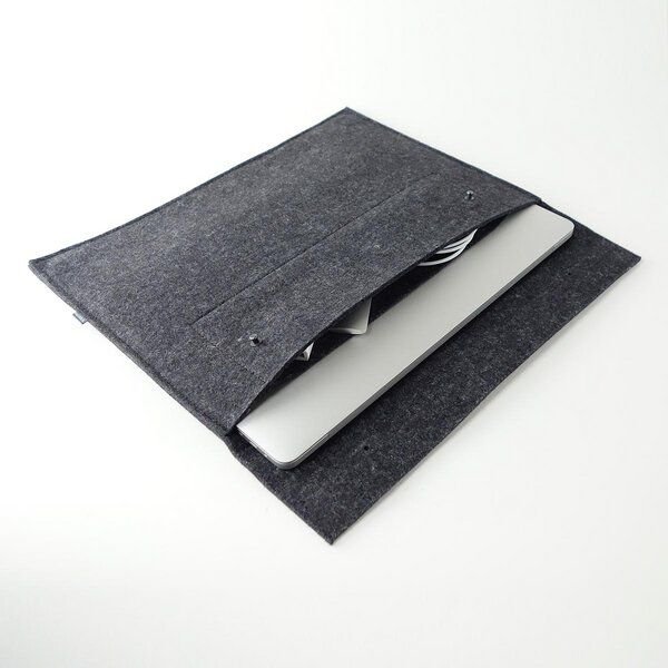 Thumbnail - matilda k. manufaktur Laptoptasche Bio-Wollfilz für MacBook Pro 16 Zoll (Maße individualisierbar)