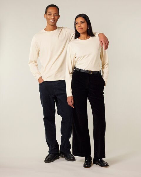 YTWOO Basic Unisex Langarmshirt aus 100% Biobaumwolle