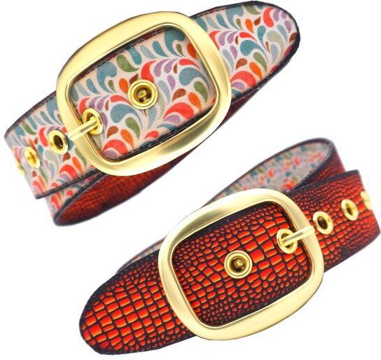 Seegarn - Gürtel / Wendegürtel SeeBlume 4cm