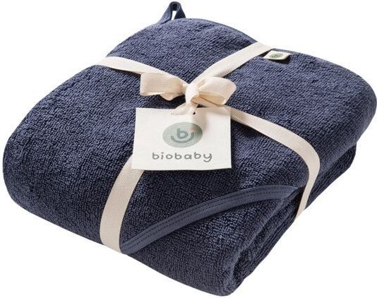 People Wear Organic Biobaby Kapuzenhandtuch, Frottee, 100% Baumwolle (kbA), 80x80cm