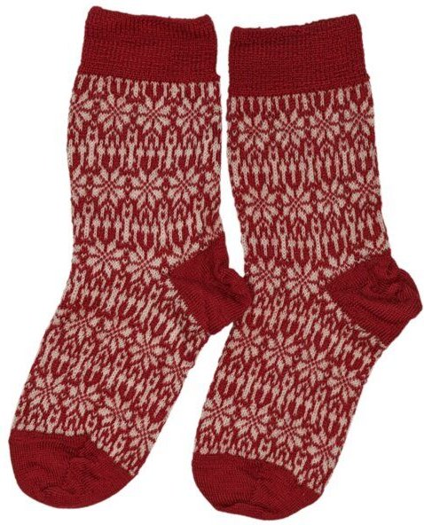 hirsch natur Feinstrick Norweger Socken bio Schurwolle Kinder