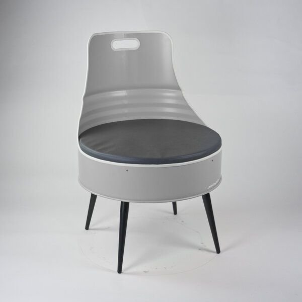 Lockengelöt Stuhl aus einem Hamburger Ölfass