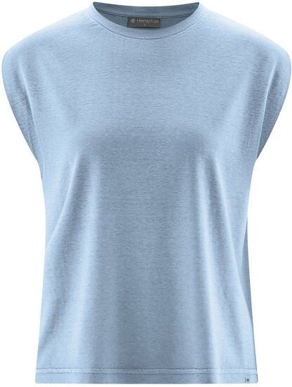 HempAge Damen ärmelloses T-Shirt Hanf/Biobaumwolle