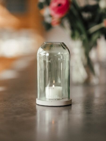 Windlicht Oh.Ha - Design by MaBe - clean und puristisch - das Kürzere