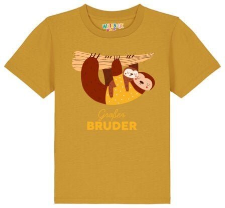 watabout.kids T-Shirt Kinder Faultier Großer Bruder