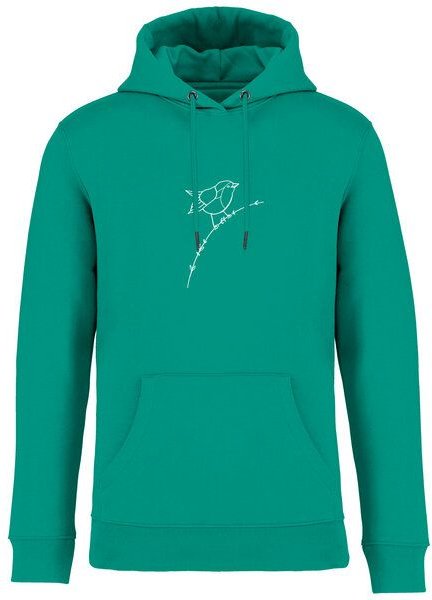 Greeenspired Basic Bio Hoody Nr. 4 Rotkehlchen 350g/m² XXS - 4 XL