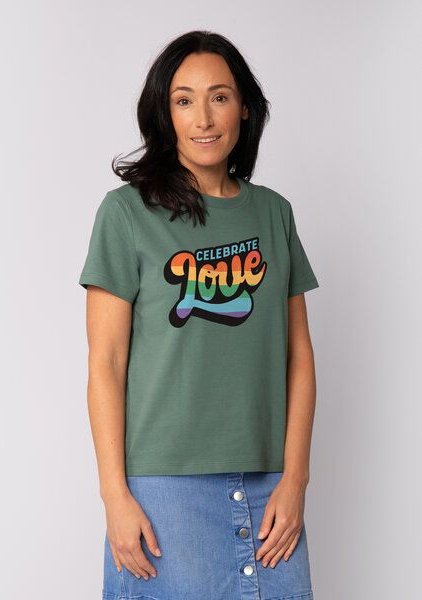 watapparel T-Shirt Frauen Celebrate Love