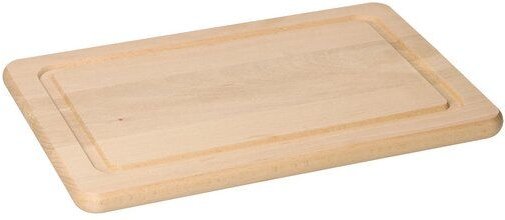 elasto Schneidebrett mit Saftrille - Holz Schneidebrett ideal für die Küche