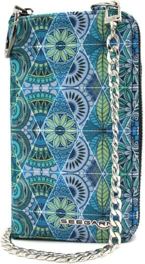 Seegarn-Täschle / 2in1 Handy-Tasche und Geldbeutel (MB09)