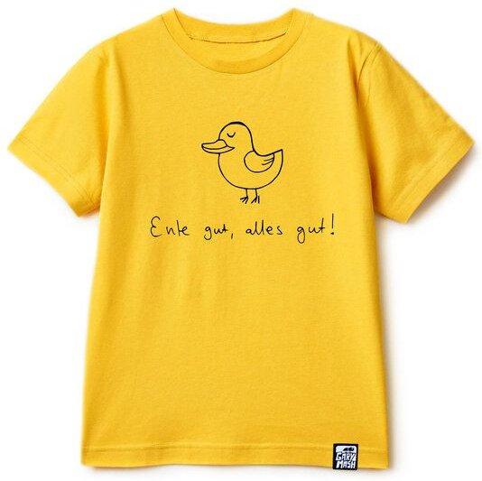 GARY MASH Kinder T-Shirt Ente gut, alles gut aus Bio-Baumwolle