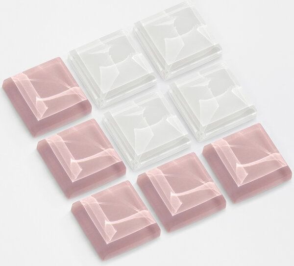 ALEXASCHA Deko Magnete aus Upcycling Glas • Set aus 9 starken Magneten • ideal zum Verschenken