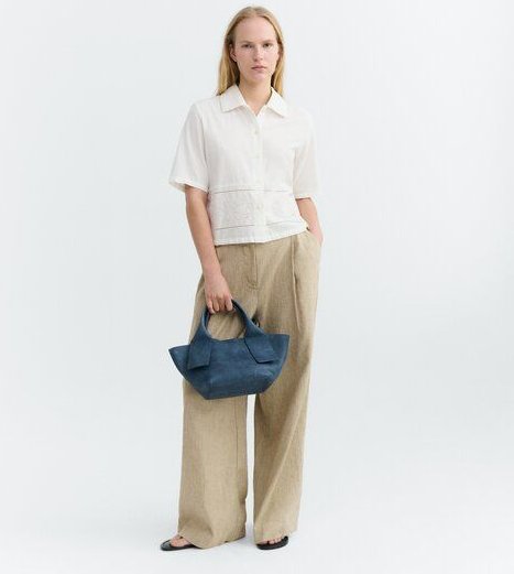 thinking mu Kurzarm Bluse Modell: Vainica