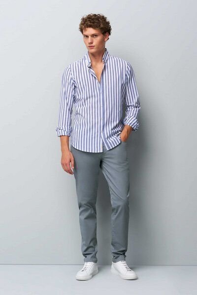 M 5 BY MEYER Summer Structure baumwoll Five Pocket