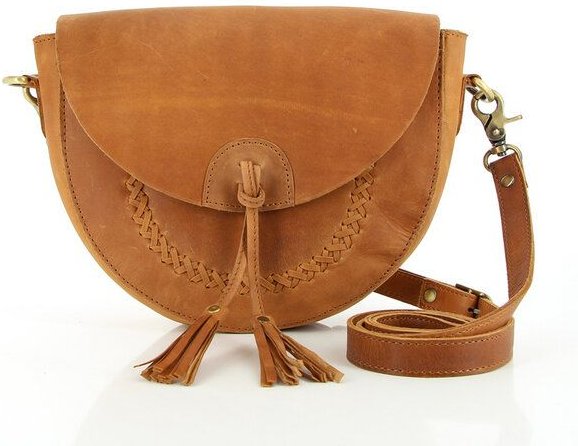 GLOBO Fair Trade Umhängetasche TASSEL, Ökoleder