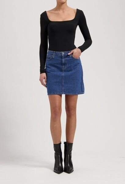 MUD Jeans Audry Mini Skirt - Medium Stone