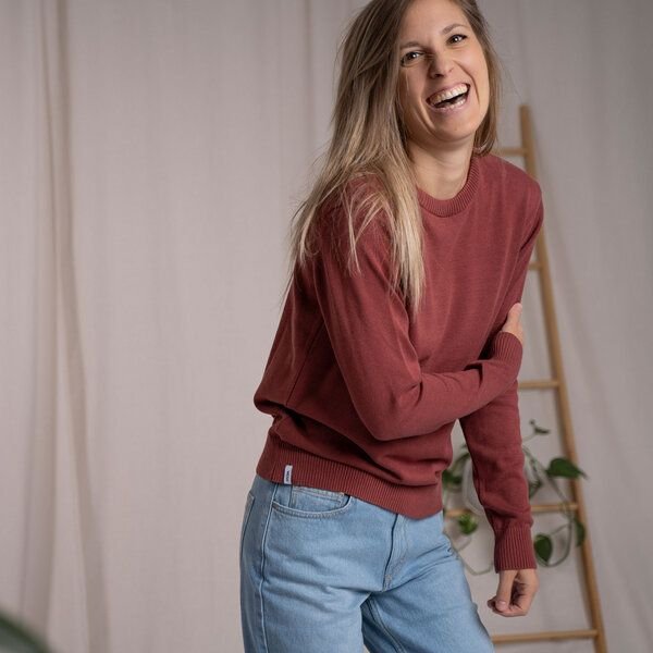 Vresh Clothing Vrenja, Klassischer Strickpullover aus Biobaumwolle