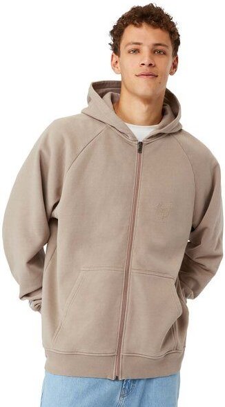 Honesty Rules Loose Fit Raglan Zip Hooded