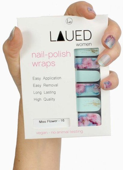 Vargu LAUED vegane Nagelfolien flower mood