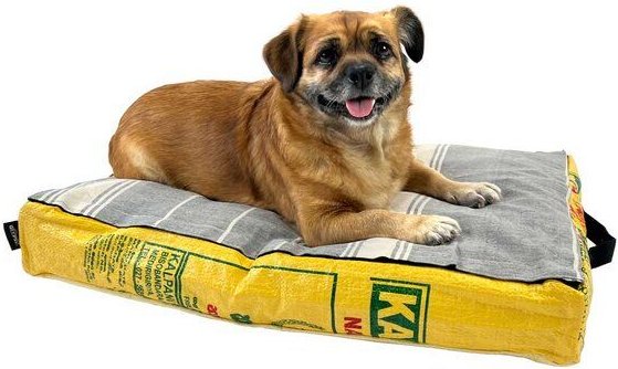 GOOPSI Hundebett mit BIO-Baumwollfüllung, Hundekissen - versch. Farben