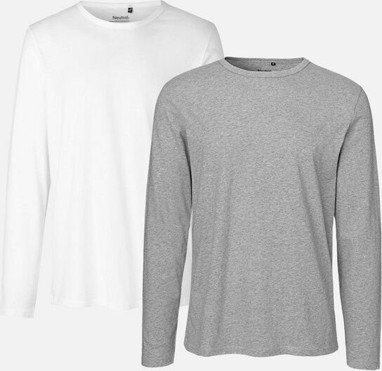 Neutral® Neutral Doppelpack Long Sleeve Shirt Herren - Bio-Baumwolle