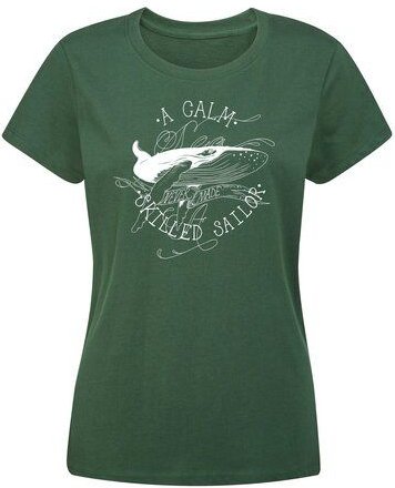 ilovemixtapes a calm sea... Wal Damen Essential Bio-Baumwoll T-Shirt I Nachhaltig & Fair