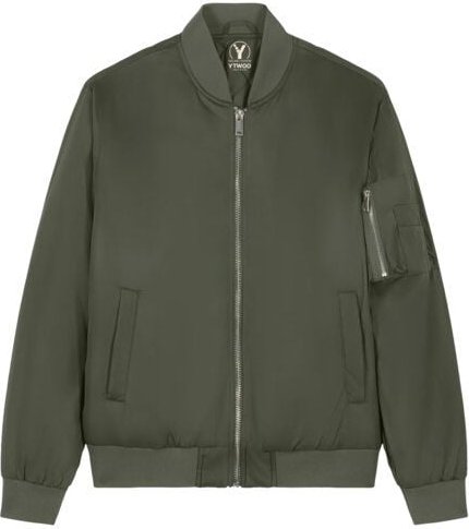 Thumbnail - YTWOO Klassische Unisex Bomberjacke aus 100% Recyceltem Polyester
