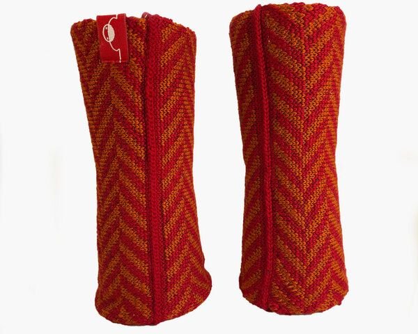 vincente Armstulpen im Fischgrätmuster