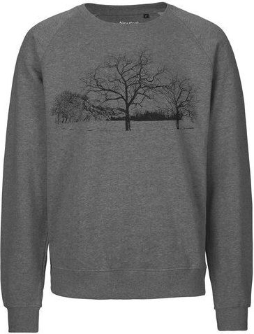 Peaces.bio - handbedruckte Biomode Sweatshirt Landscape Unisex