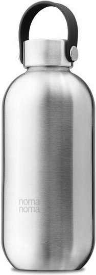 noma noma Edelstahl Trinkflasche Kohlensäure geeignet - Thermosflasche 500ml, 750ml, 1l