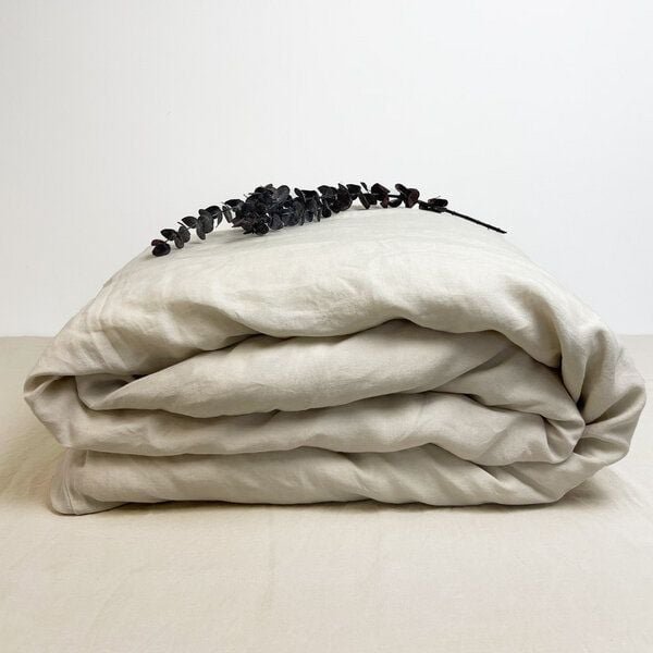 nordery Bettdeckenbezug - 100% europäisches Leinen - Stonewashed