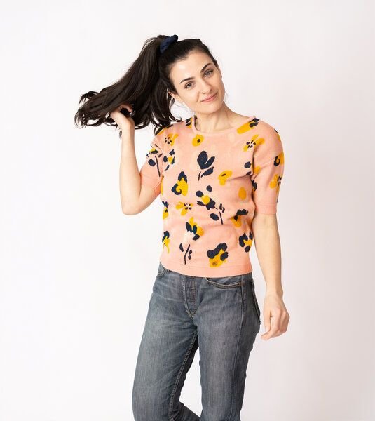 GARY MASH Kurzarm-Pullover Vina aus Biobaumwolle