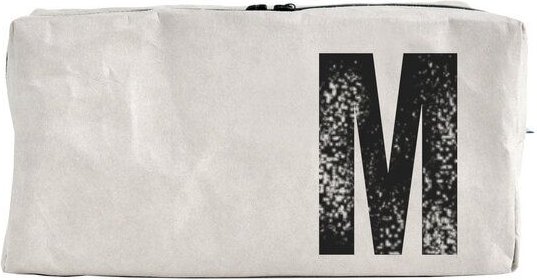 renna deluxe Kulturtasche und Kosmetiktasche mit Monogramm, vegan GRAU