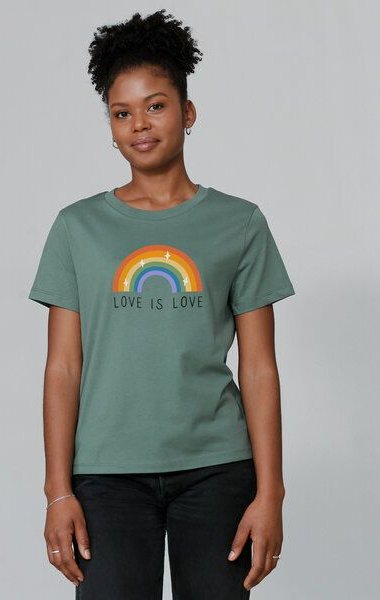 watapparel T-Shirt Frauen Love is Love